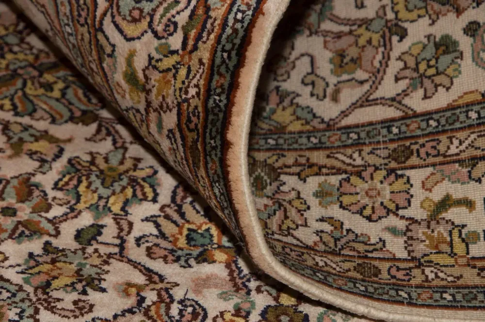 Seidenteppich - Kaschmir Seide 301 x 79 cm Teppich Läufer