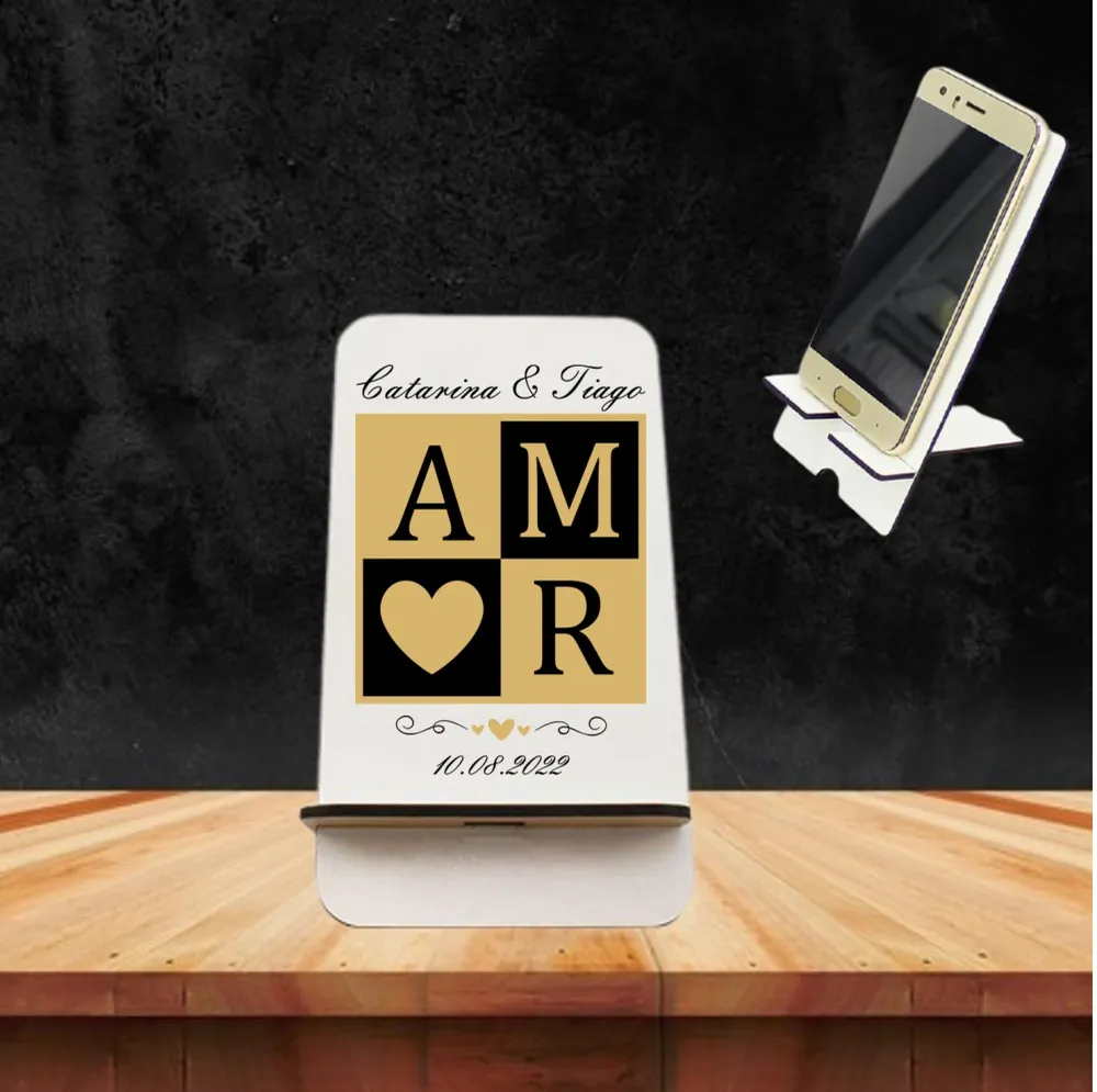 Suporte de telemóvel " M ♡ R"