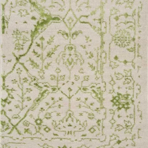 Tapete de lã - 120 x 73 cm - verde