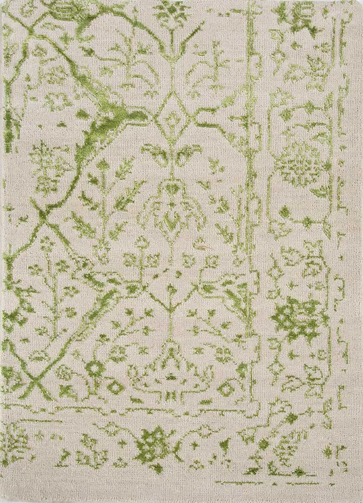 Tapete de lã - 120 x 73 cm - verde