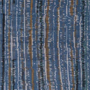 Tapete de lã - 180 x 135 cm - azul