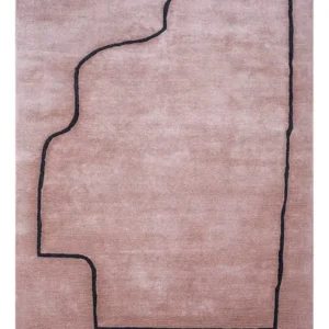 Tapete de lã - 210 x 150 cm - laranja