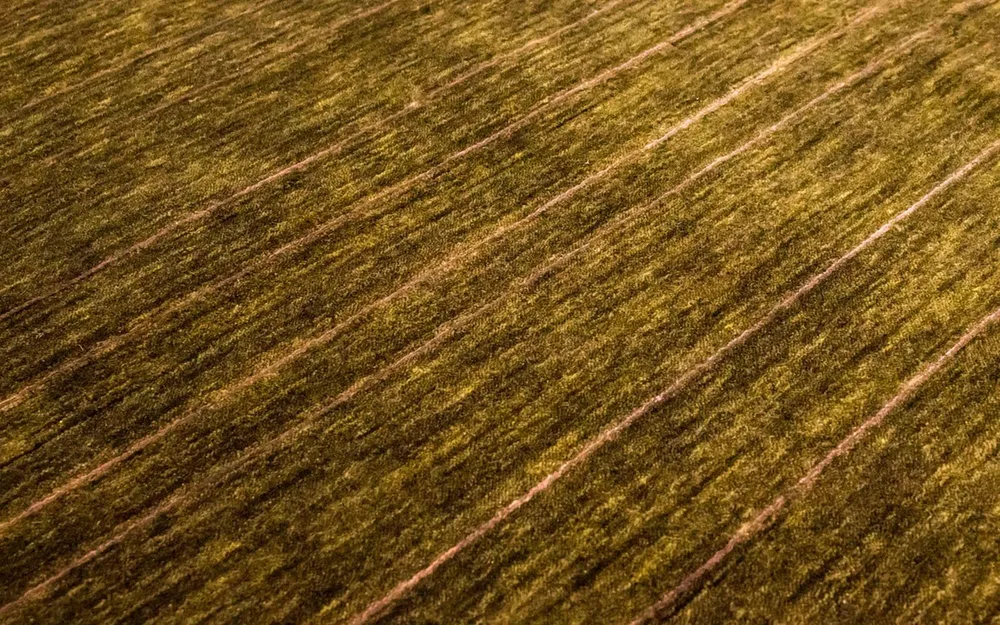 Tapete de lã - 220 x 160 cm - castanho