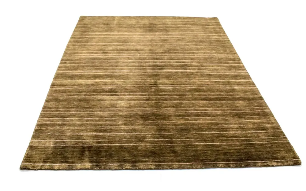 Tapete de lã - 220 x 160 cm - castanho