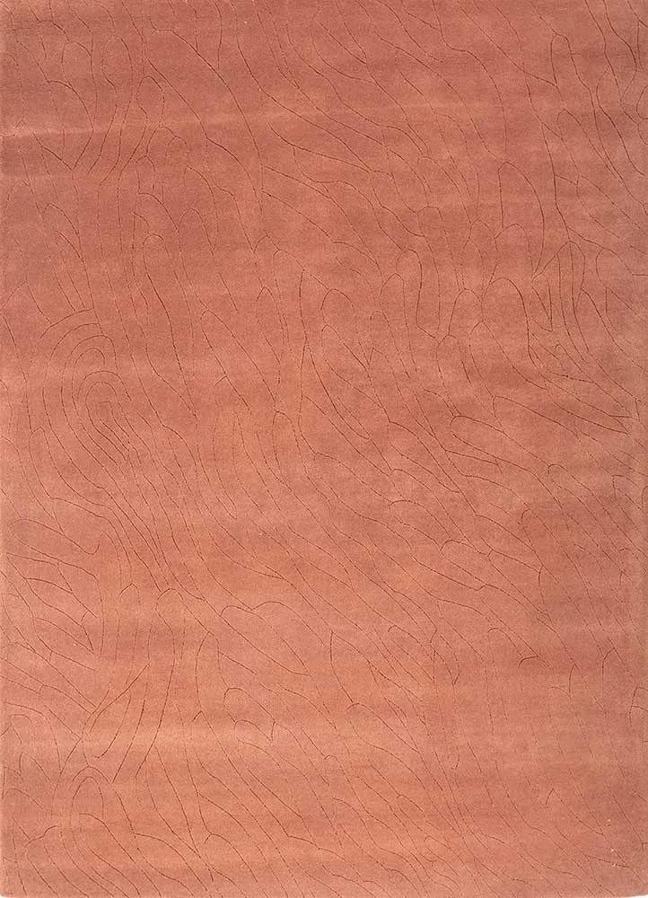 Tapete de lã - 233 x 165 cm - laranja
