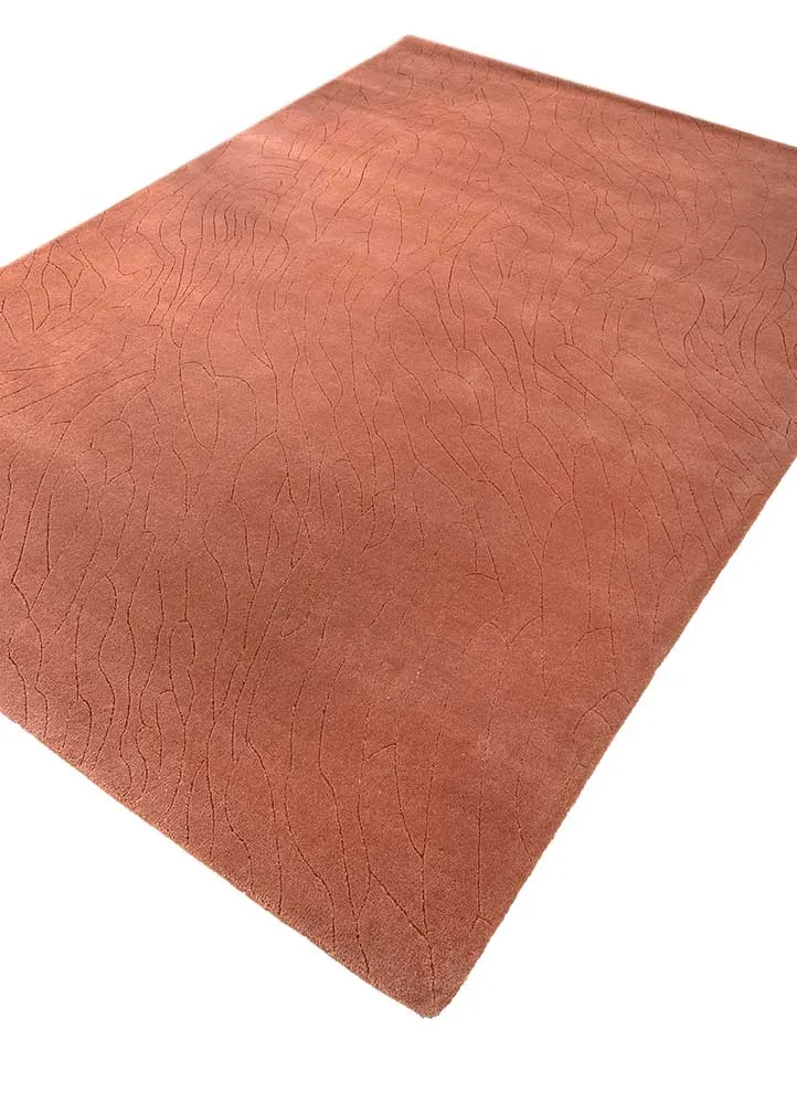 Tapete de lã - 233 x 165 cm - laranja