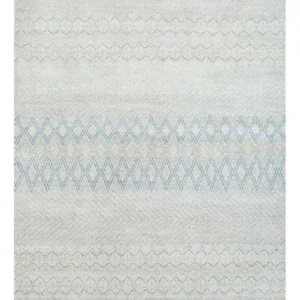 Tapete de lã - 240 x 150 cm - cinzento claro
