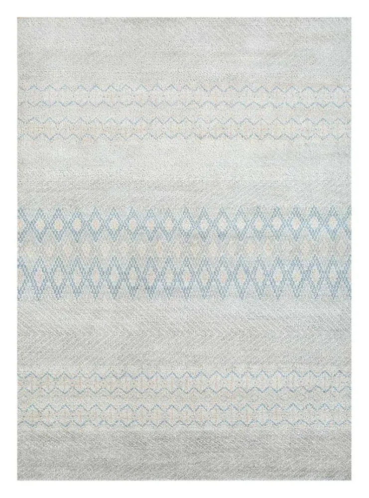 Tapete de lã - 240 x 150 cm - cinzento claro