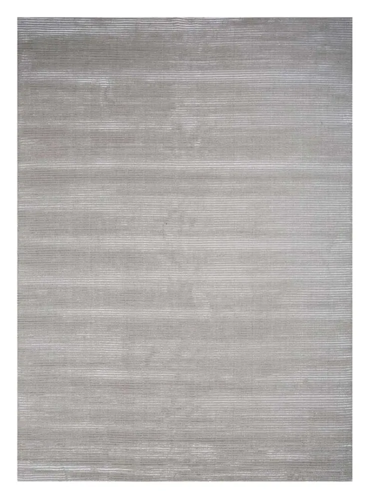 Tapete de lã - 240 x 150 cm - cinzento claro