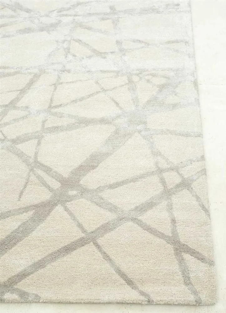 Tapete de lã - 240 x 150 cm - creme