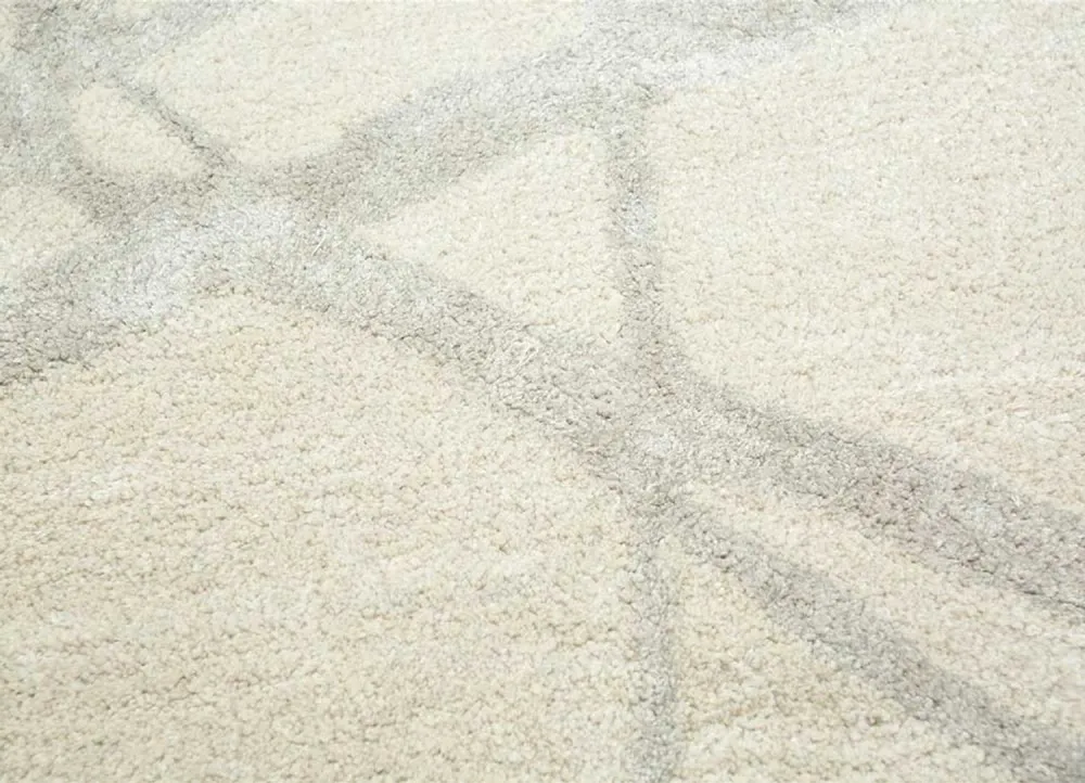 Tapete de lã - 240 x 150 cm - creme