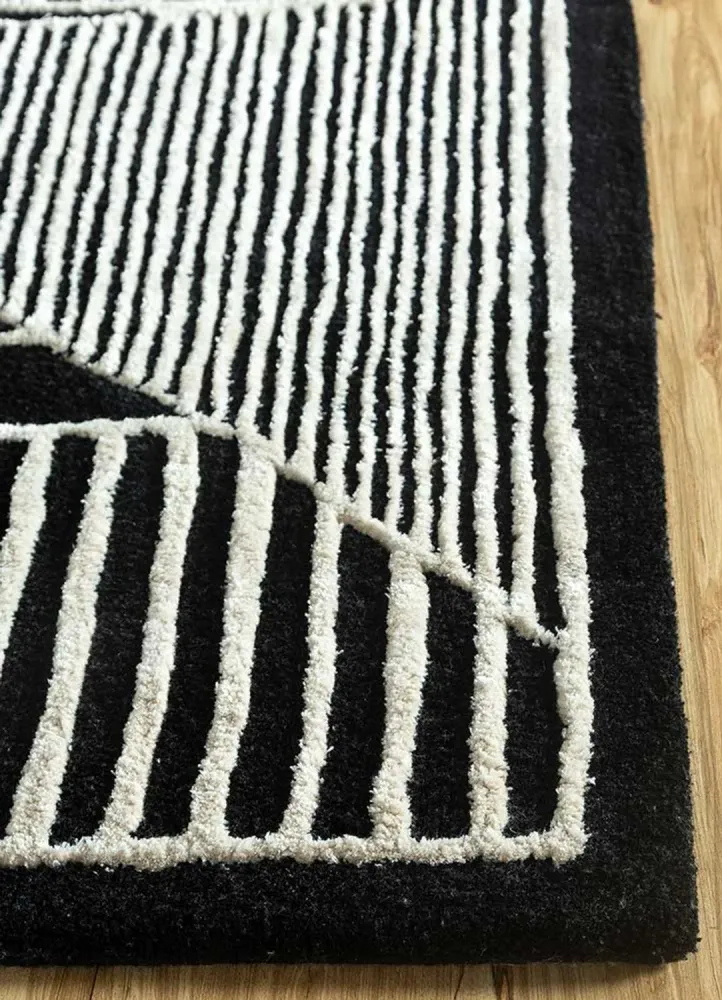 Tapete de lã - 240 x 150 cm - multicolorido