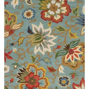 Tapete de lã - 240 x 150 cm - multicolorido