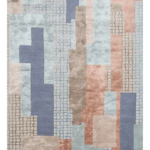 Tapete de lã - 240 x 150 cm - multicolorido