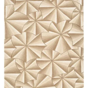 Tapete de lã - 240 x 150 cm - ouro