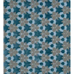 Tapete de lã - 240 x 170 cm - azul