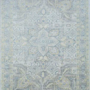 Tapete de lã - 270 x 180 cm - azul claro