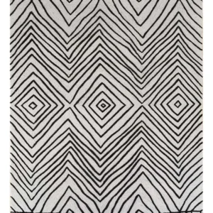 Tapete de lã - 270 x 180 cm - cinzento