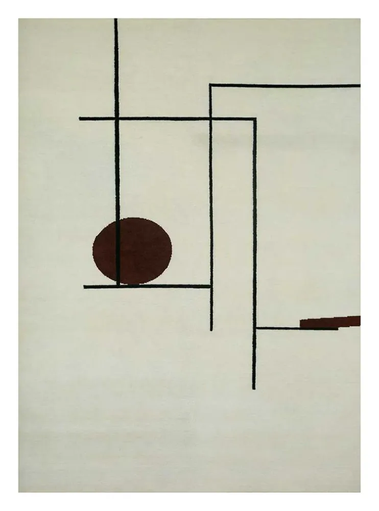 Tapete de lã - 270 x 180 cm - cinzento claro