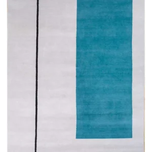 Tapete de lã - 270 x 180 cm - cinzento escuro