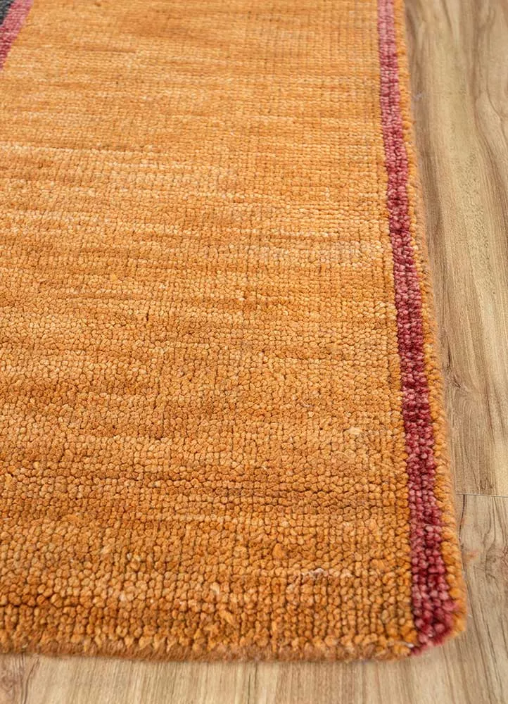 Tapete de lã - 270 x 180 cm - laranja