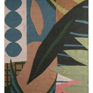 Tapete de lã - 270 x 180 cm - multicolorido