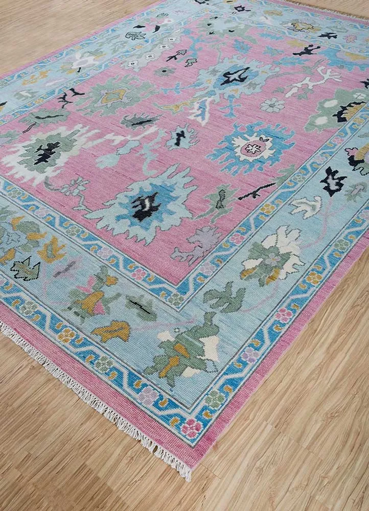 Tapete de lã - 270 x 180 cm - pink