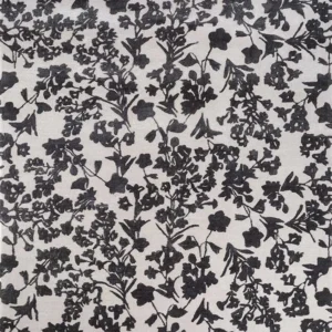 Tapete de lã - 270 x 180 cm - preto e branco