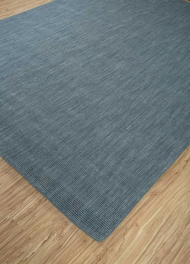Tapete de lã - 300 x 240 cm - azul-mar