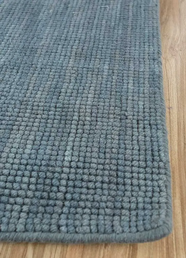 Tapete de lã - 300 x 240 cm - azul-mar