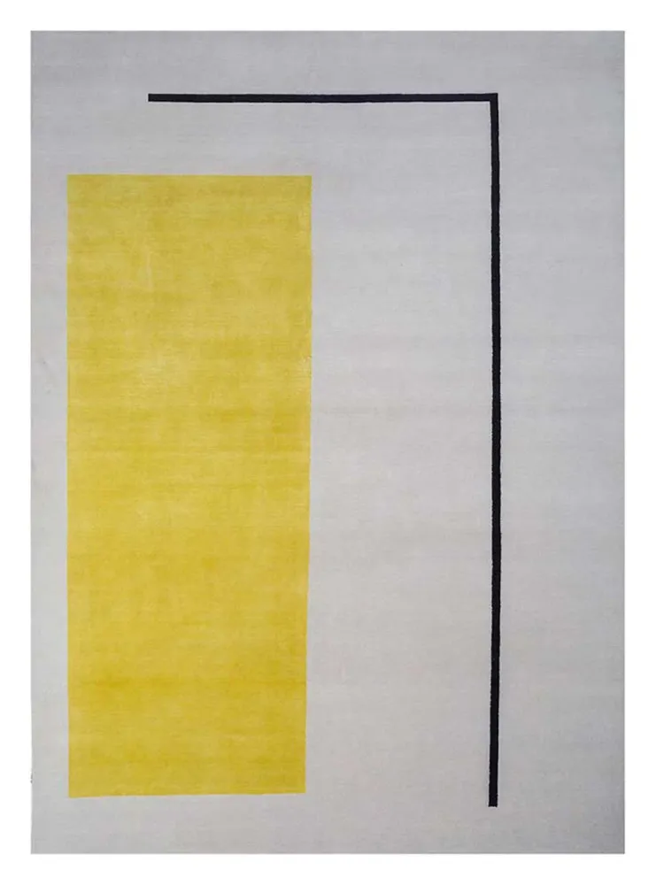 Tapete de lã - 300 x 240 cm - cinzento escuro