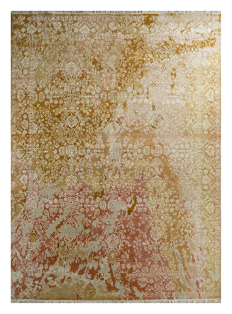 Tapete de lã - 300 x 240 cm - laranja