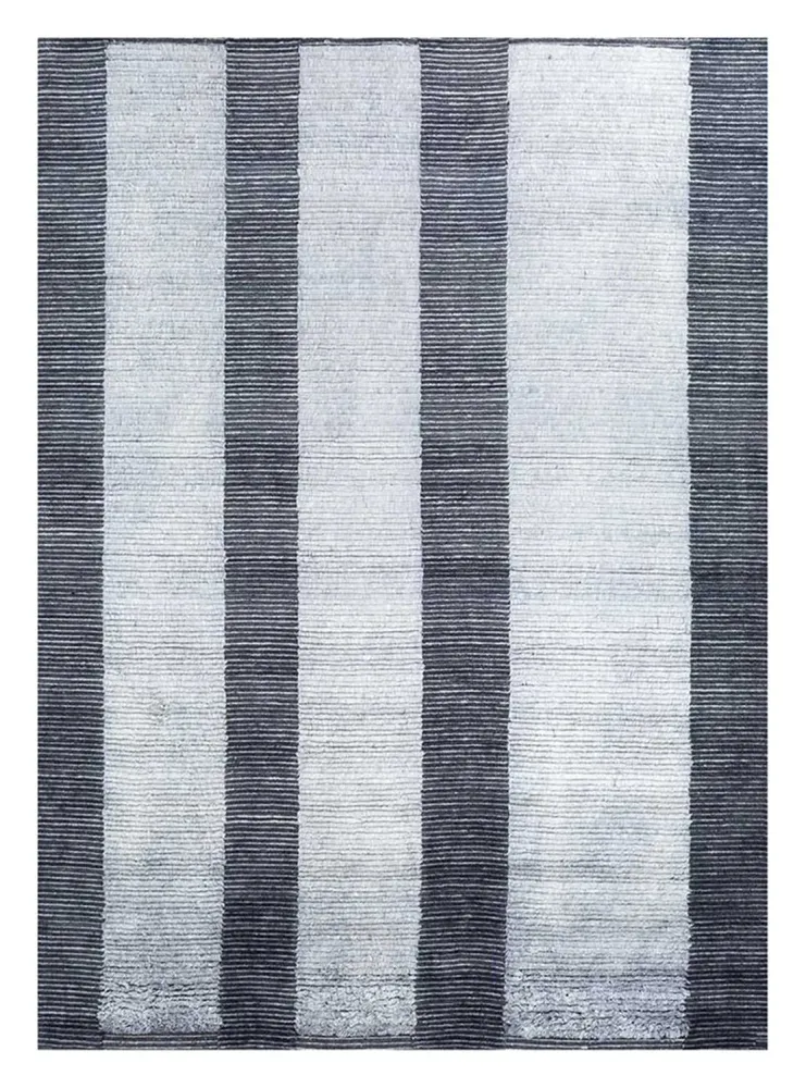 Tapete de lã - 300 x 240 cm - prata
