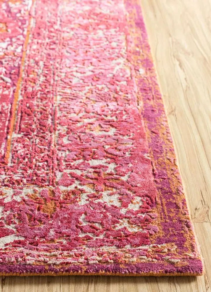 Tapete de lã - 300 x 240 cm - vermelho claro