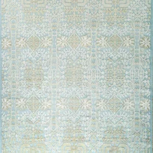 Tapete de lã - 345 x 300 cm - azul