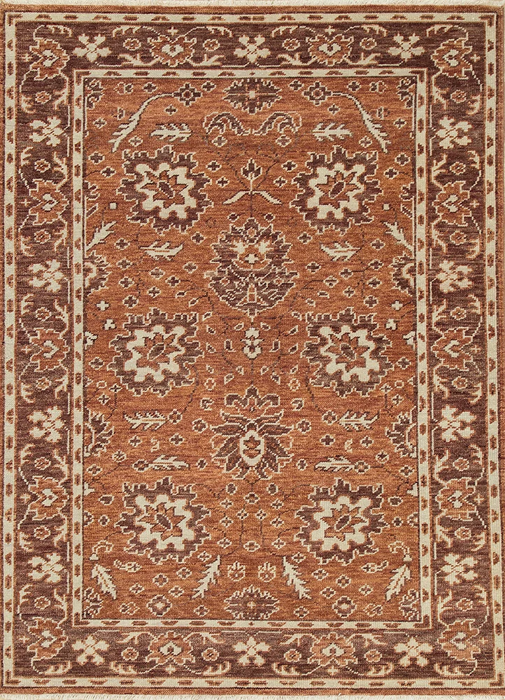 Tapete de lã - 360 x 270 cm - laranja