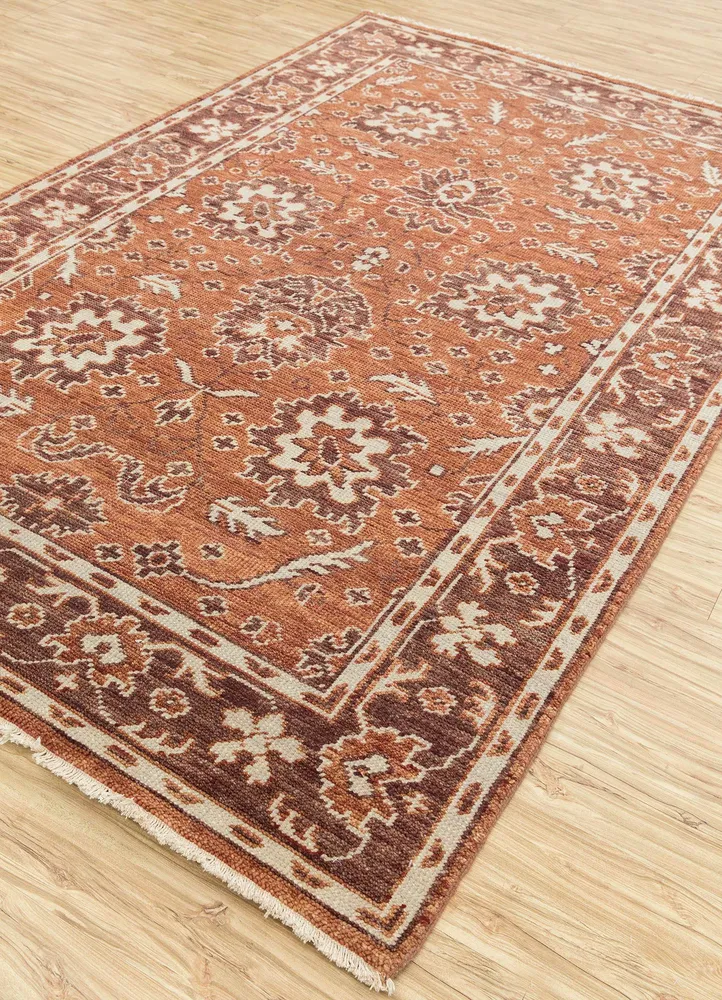 Tapete de lã - 360 x 270 cm - laranja