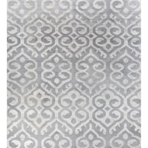 Tapete de lã - 390 x 270 cm - cinzento claro