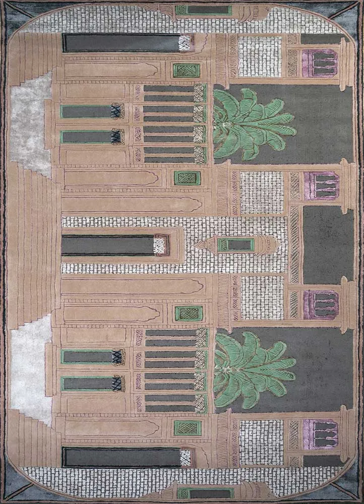 Tapete de lã - 500 x 205 cm - laranja