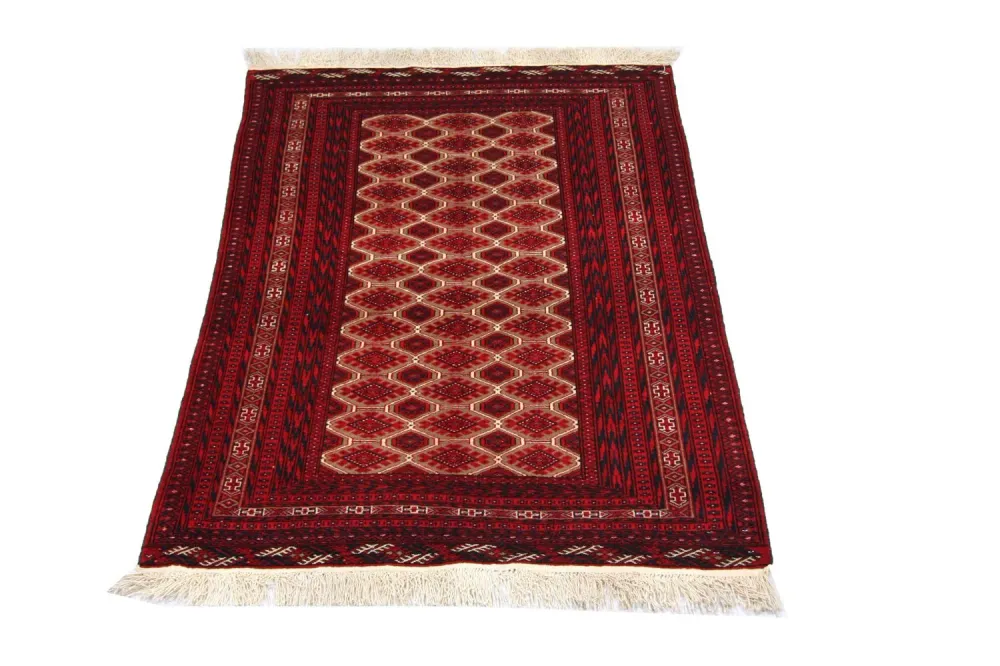 Tapete afegão - 170 x 118 cm - vermelho