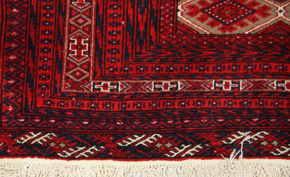 Tapete afegão - 170 x 118 cm - vermelho