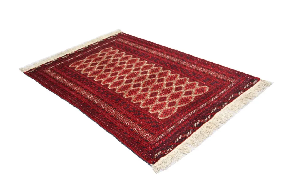 Tapete afegão - 170 x 118 cm - vermelho