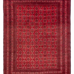Tapete afegão - 275 x 203 cm - vermelho