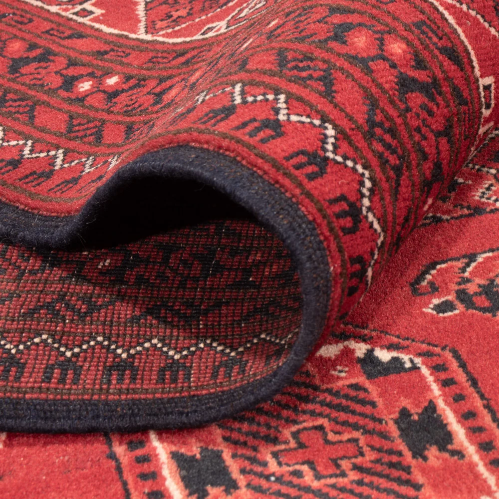 Tapete afegão - 275 x 203 cm - vermelho