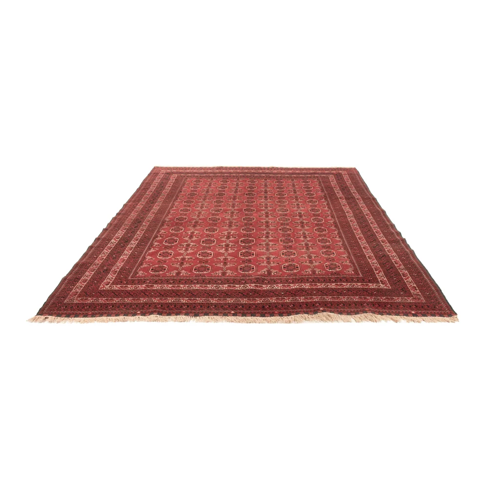 Tapete afegão - 275 x 203 cm - vermelho
