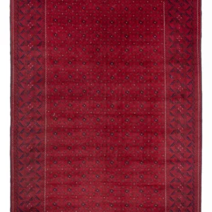 Tapete afegão - 296 x 193 cm - vermelho