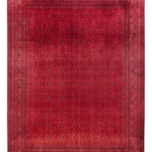 Tapete afegão - 401 x 303 cm - vermelho