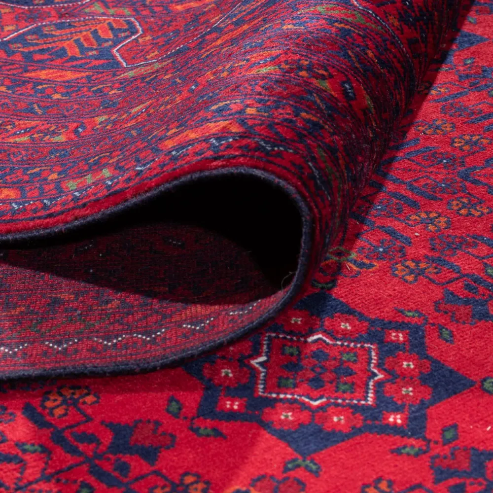 Tapete afegão - 401 x 303 cm - vermelho