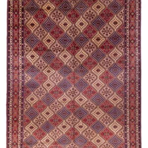 Tapete afegão - 410 x 300 cm - bege escuro