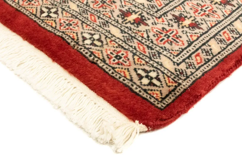 Tapete afegão - Bukhara - 123 x 78 cm - vermelho